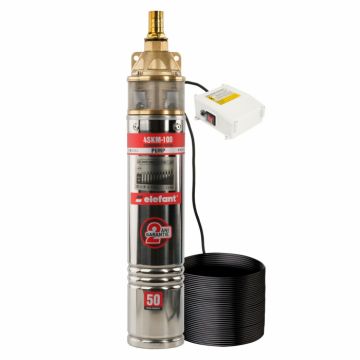 Pompa Elefant 4SKM100, cu panou de comanda, 750W, 41L min., Bobinaj din Cupru