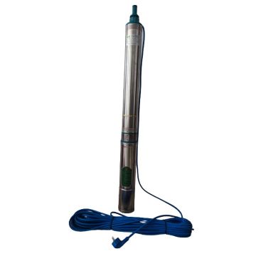 Pompa submersibila de mare adancime AquaMann Premium, 10 Turbine, 160metri, debit 10m  ³ h, 15 metri cablu