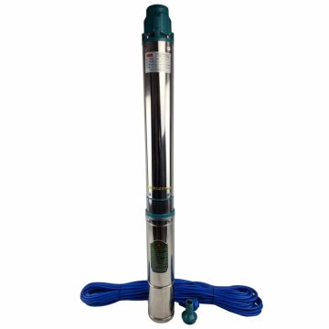 Pompa submersibila de mare adancime AquaMann Premium, 12 Turbine, 160metri, debit 10m  ³ h, 30 metri cablu