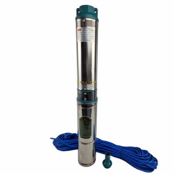Pompa submersibila de mare adancime AquaMann Premium, 7 Turbine, 140 metri, debit 8m  ³ h, 30 metri cablu