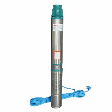 Pompa submersibila de mare adancime AquaMann Premium QJD120-1.5-8, 8 turbine, 160m, debit 8m  ³ h, 15m cablu