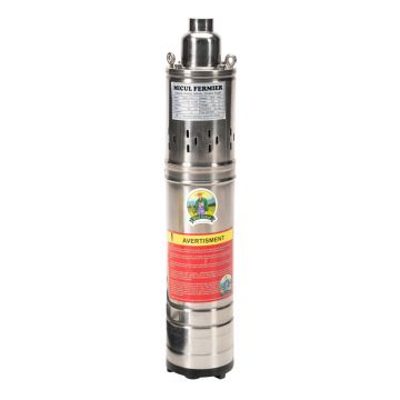 Pompa Submersibila Fara Plutitor Micul Fermier QGD-3, 1100 W, 60 l/min, H Refulare 80 m, Bobinaj Cupru (GF-0705)