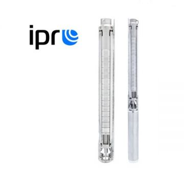 Pompa Submersibila Inox IPRO Professional 4IPRO 4/022S, 1500W, Debit 110l/min, H-127m, Rezistenta la Nisip, 230V