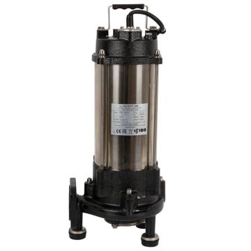 Pompa apa murdara cu tocator si cutit, IBO Kraken 1800F, 1800W, 240 l/min, H Refulare 21 m, 380V