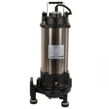 Pompa apa murdara cu tocator si cutit, IBO Kraken 1800F, 1800W, 240 l/min, H Refulare 21 m, 380V
