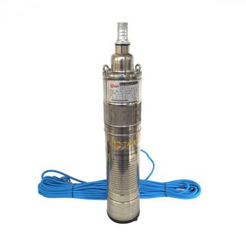 Pompa submersibila DDT QGD120, 1100W, Debit 3 m  ³ h, Adancime absorbtie si inaltime refulare 120m, 20m cablu