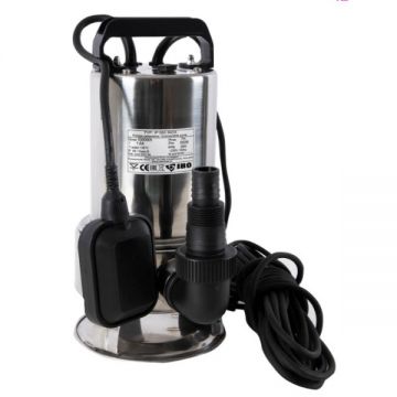 Pompa submersibila INOX pentru apa murdara IBO Polonia IP 550, 550W, 10000 l/h, H refulare 7m