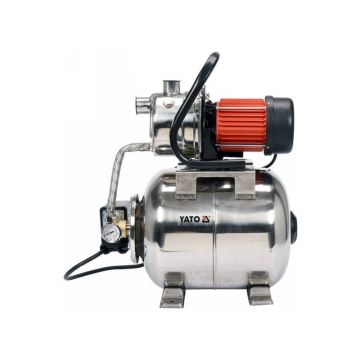 YATO Pompă de apă menajeră cu rezervor hidrofor inox 1200 W