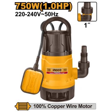 Pompa Submersibila Plastic cu Plutitor 750W
