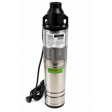 Pompa submersibila pt.apa, cu melc inox, Craft-Tec Aqua Master, 1500W, 2850RPM, H 160m, Debit max.5 m  ³ h, Cablu 20m, Inox